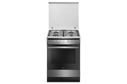 Aragaz Hansa FCGX61109, Gaz, 4 arzatoare, Grill, Rotisor, Aprindere electrica, 60 cm, Inox