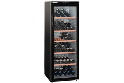 Vitrina de vin Liebherr WKb 4212, 200 Sticle, 401 l, Negru