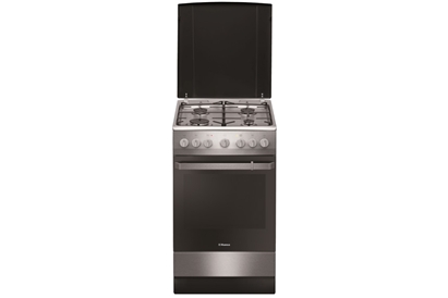 Aragaz mixt Hansa FCMX581009, plita gaz, cuptor electric, inox