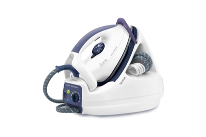 Statie de calcat Tefal Easy Pressing GV5245, Ultragliss, 4.5bari, alb/mov