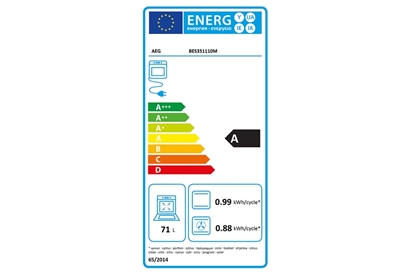 Cuptor electric incorporabil AEG BES351111M, 71 l, 9 functii, PlusSteam, Inox antiamprenta, A