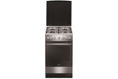  Aragaz Hansa FCMX681009, Gaz, 4 arzatoare, Aprindere electrica, Grill, 60 cm, Inox 