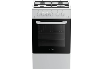 Aragaz Arctic AGM5511DTTL, Grill, 4 arzatoare, Aprindere electrica, Negru