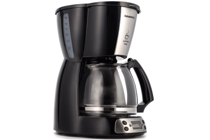 Cafetiera Daewoo DCM900B, 1,5 l, 900 W, Timer, Design Ergonomic, Negru