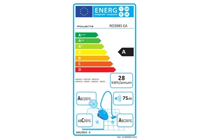 Aspirator cu sac Rowenta RO3985EA, 750W