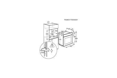 Cuptor electric AEG SteamBake BPE556360M, autocuratare pirolitica, 71 litri, clasa A+, inox antiamprenta