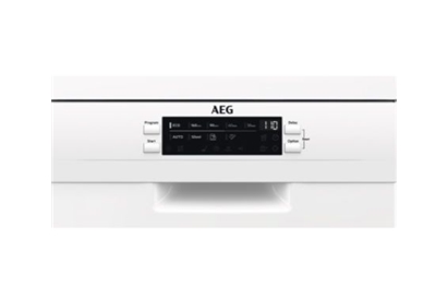 Masina de spalat vase slim AEG FFB62407ZW, SatelliteClean, AirDry, 9 seturi, Inverter, E