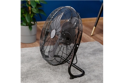 Ventilator de podea Zelmer ZFF0350, 70 W, 35 cm diametru, 3 trepte viteza, 3 lame, Negru