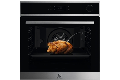 Cuptor incorporabil Electrolux EOC8P39WX cu abur SteamCrisp, cu autocuratare pirolitica, A+, 72 litri, Inox