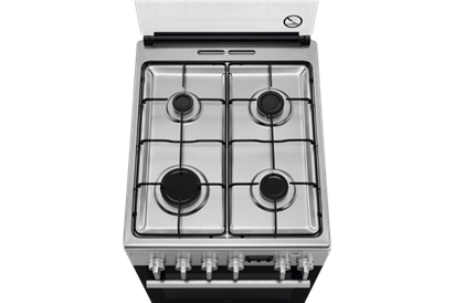 Aragaz mixt Electrolux LKK564201X, SteamBake, AirFry, cataliza, 50 cm inox