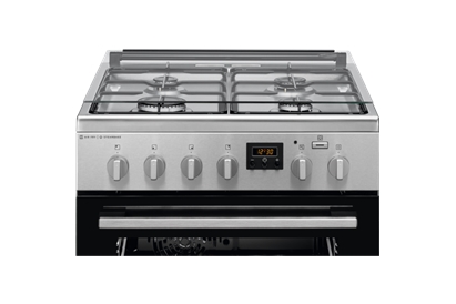 Aragaz mixt Electrolux LKK660201X, SteamBake AirFry, 60 cm inox antiamprenta