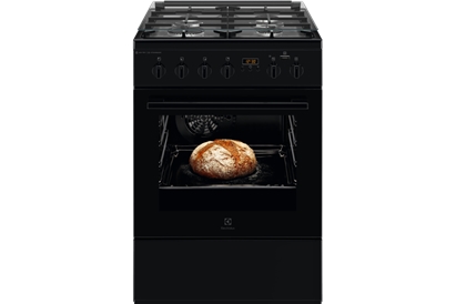 Aragaz mixt Electrolux LKK660200K, SteamBake AirFry, 60 cm negru