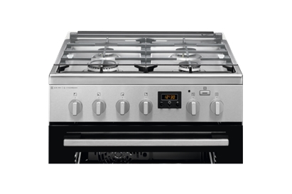 Aragaz mixt Electrolux LKK660200X, SteamBake AirFry, 60 cm inox antiamprenta