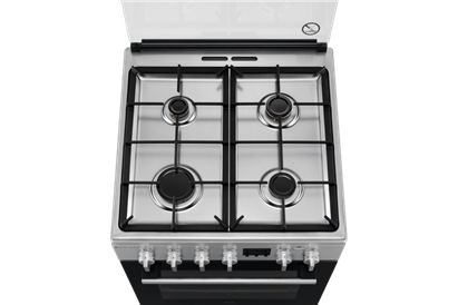 Aragaz mixt Electrolux LKK660200X, SteamBake AirFry, 60 cm inox antiamprenta