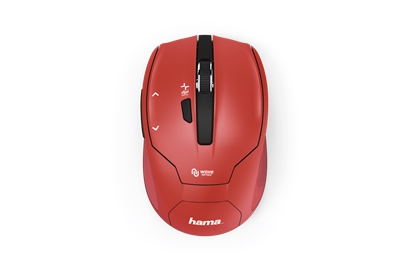 Mouse Hama compact wireless "Milano", rosu