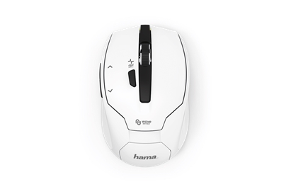 Mouse Hama compact wireless "Milano", alb
