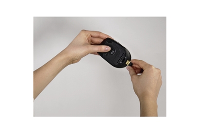 Mouse Hama compact wireless "Milano", alb
