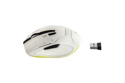 Mouse Hama compact wireless "Milano", alb